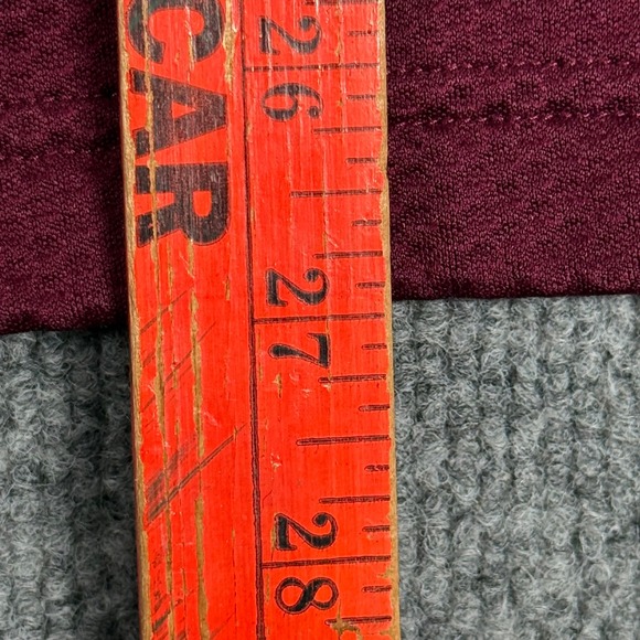 Under Armour Medium Central Michigan Quarter Zip Pullover Gray Maroon Athletic - Picture 5 of 6